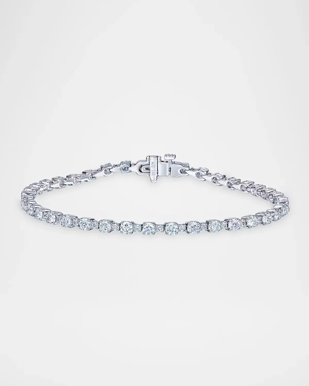 18K White Gold & 3.67 TCW Diamond Bracelet