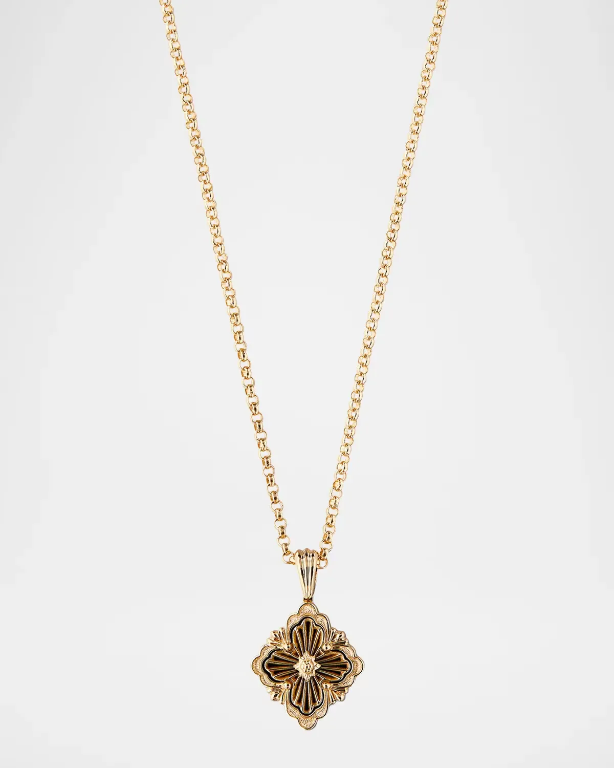 Opera Tulle 18K Yellow Gold Black Onyx Pendant Necklace, Small by Buccellati