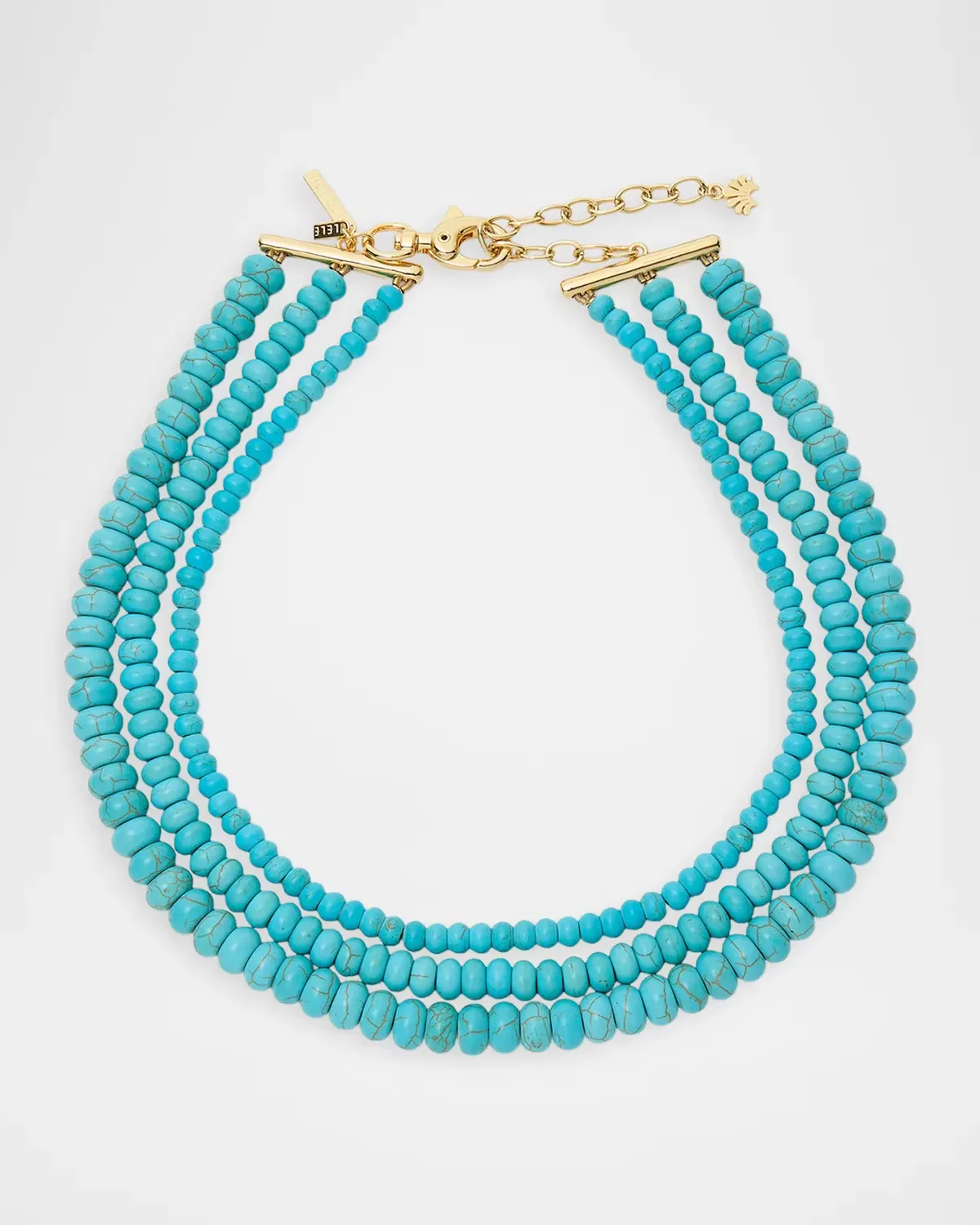 Turquoise Multi-Strand Necklace by Lele Sadoughi