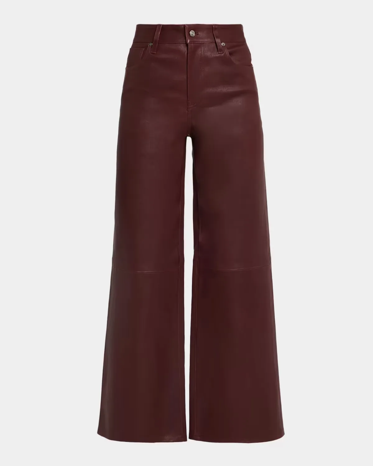 The Leather Slim Wide-Leg Pants by FRAME