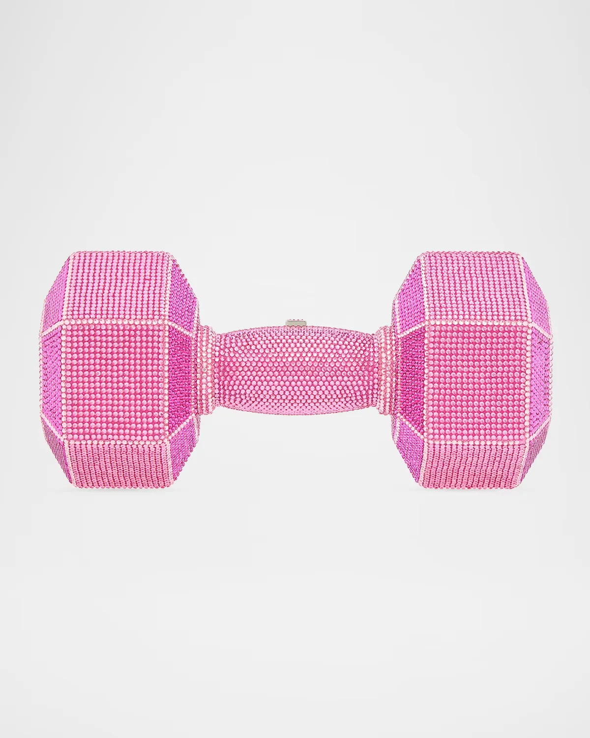 Arm Candy Dumbbell Crystal Clutch Bag by Judith Leiber