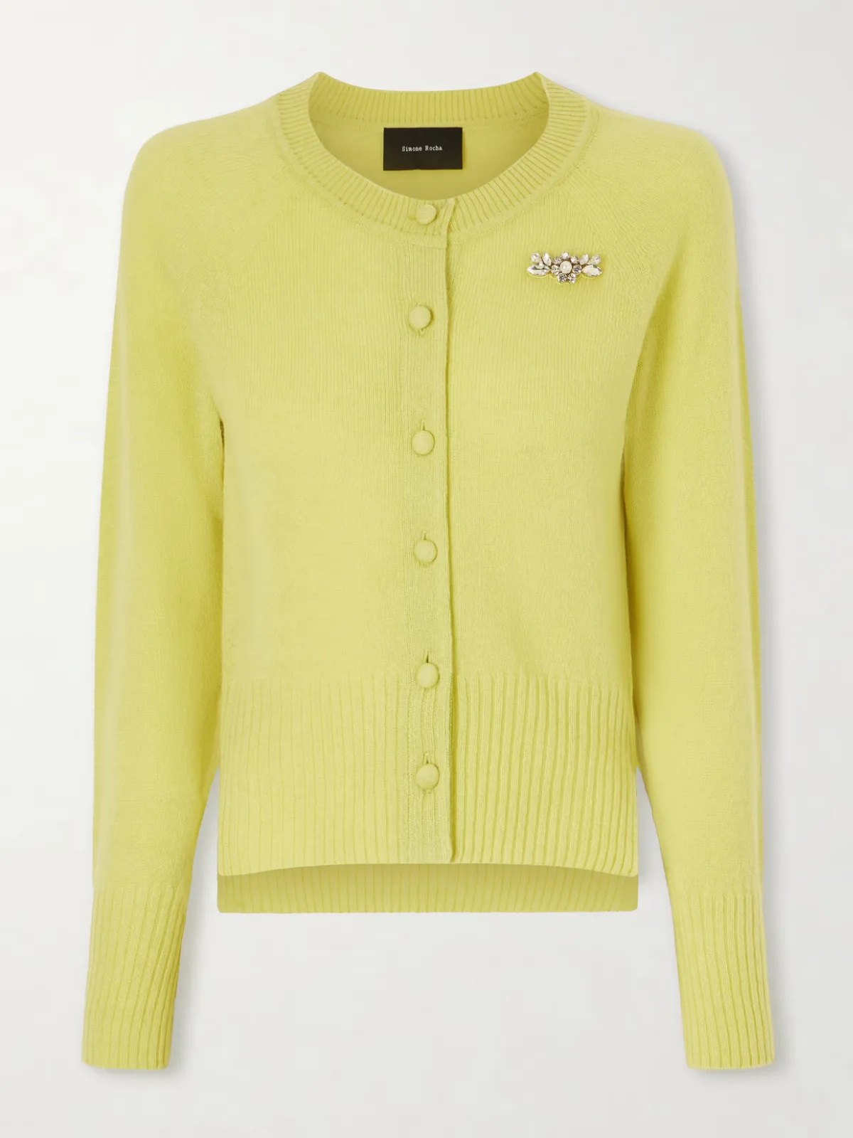 - Embellished Cashmere Cardigan -
