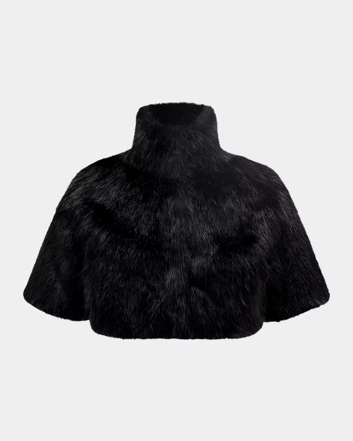 Faux-Fur Fox Bolero with Short Sleeves by Gorski