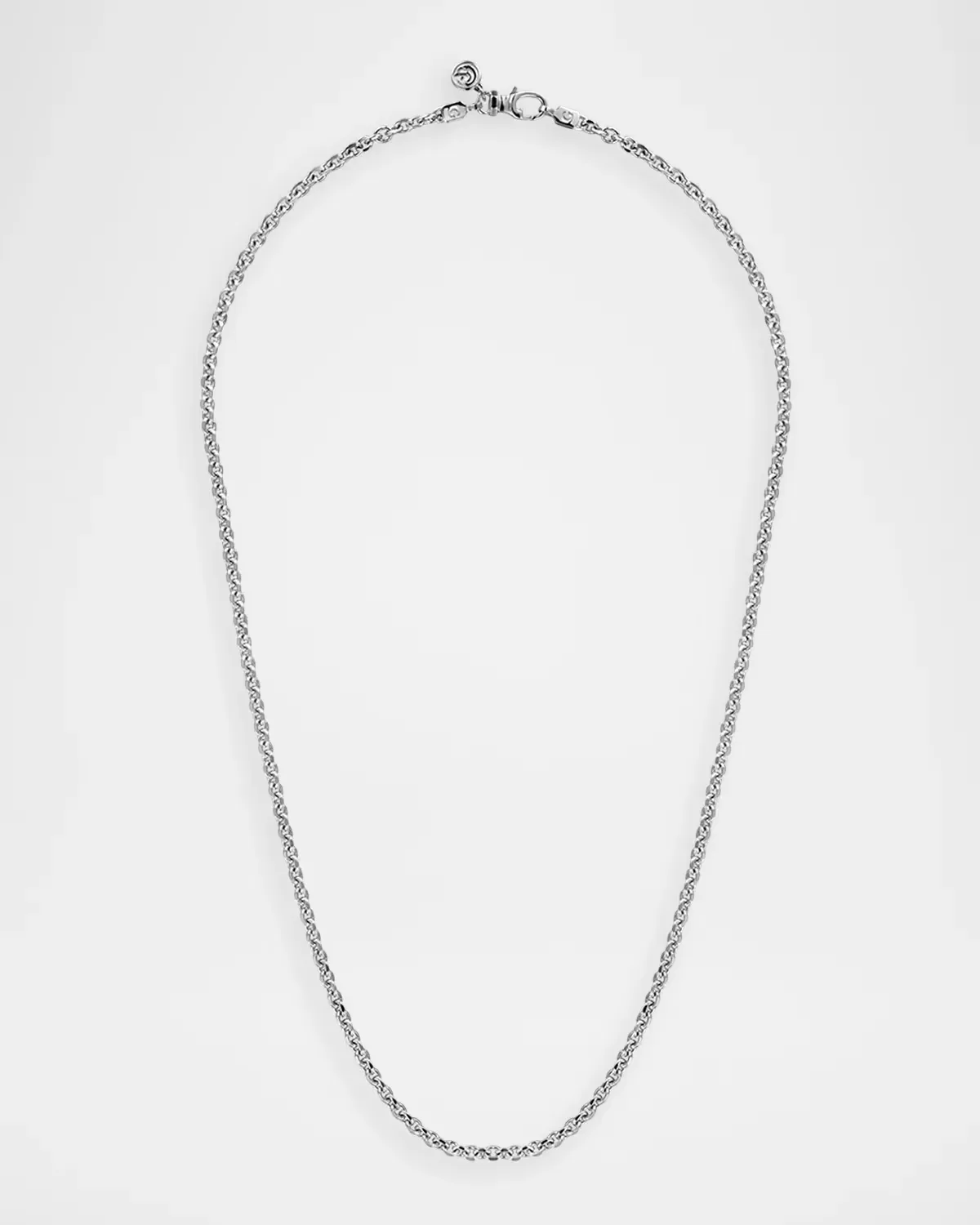 925 Sterling Silver Solid Link Chain Necklace, 3.6mm, 20"