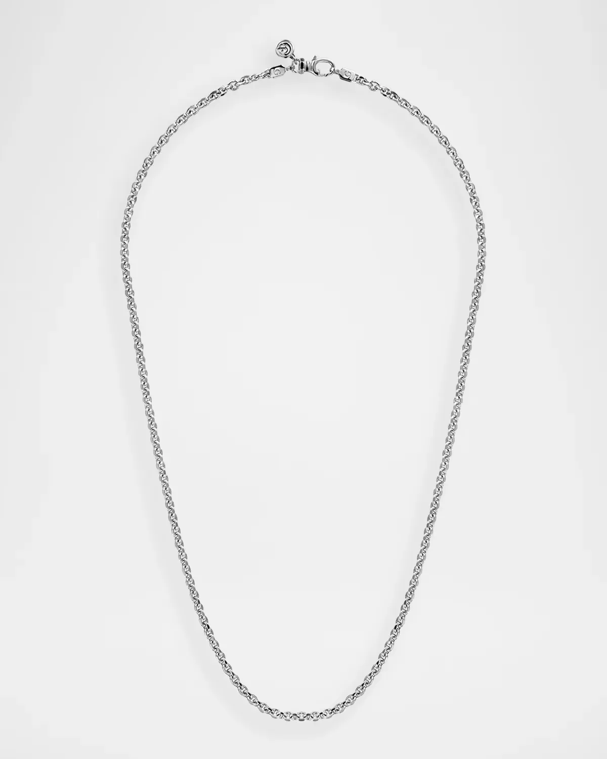 Classic Link Chain Necklace in Sterling Silver, 3.6mm, 22"