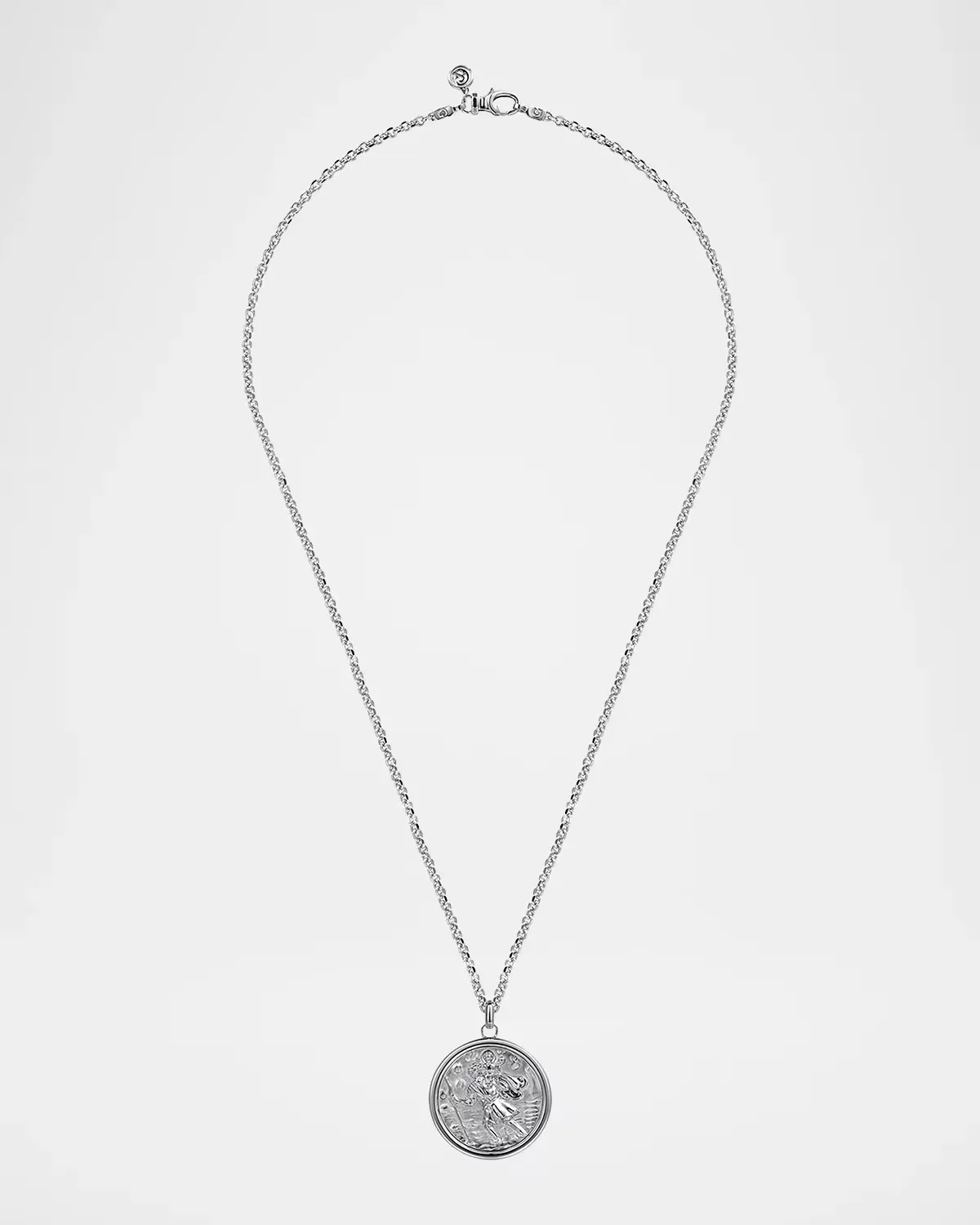 Modern Relics St. Christopher Pendant Necklace in Sterling Silver, 22L by Gabriel