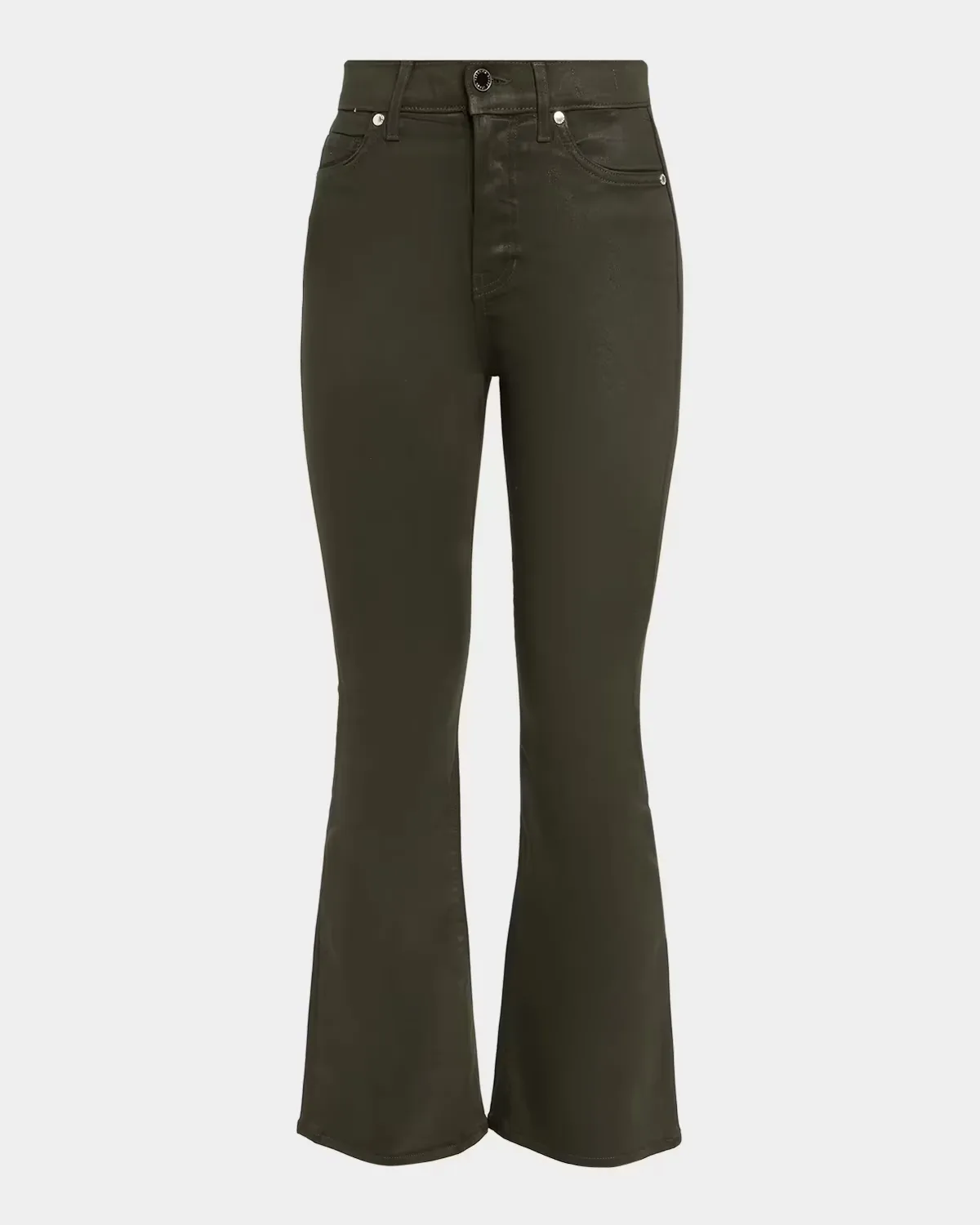 Carson Coated Flare Pants by Veronica Beard