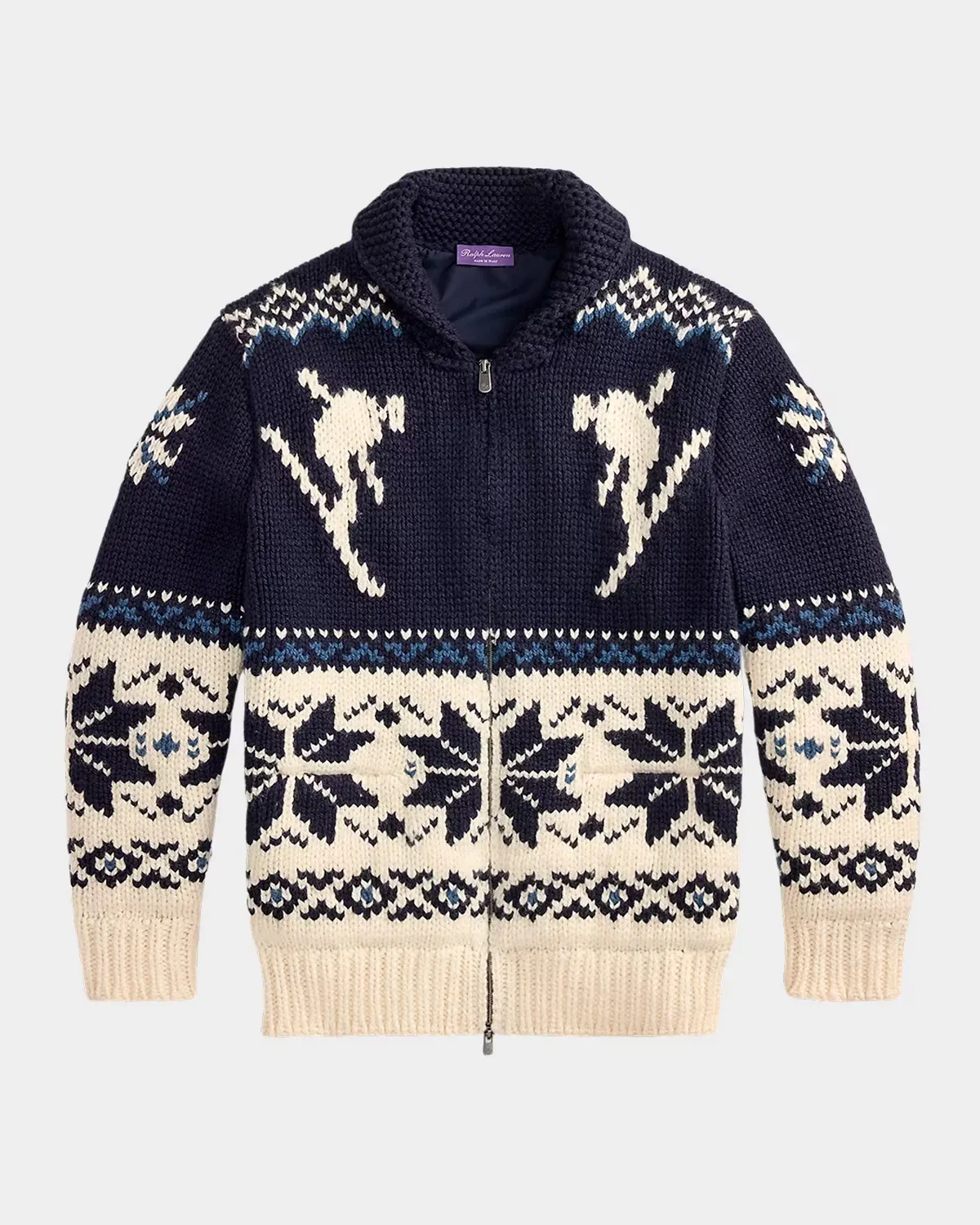 Wool-Cashmere Shawl Cardigan by Ralph Lauren