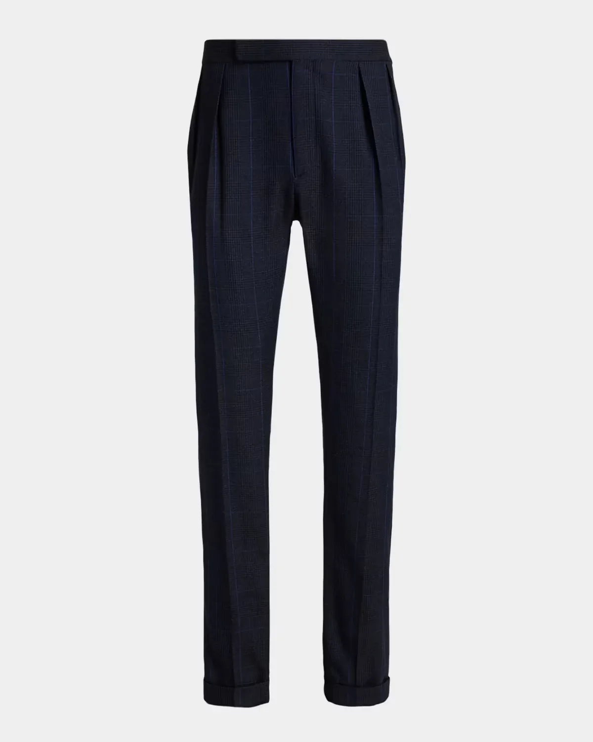 Gregory Hand-Tailored Cashmere Pleated Trousers by Ralph Lauren
