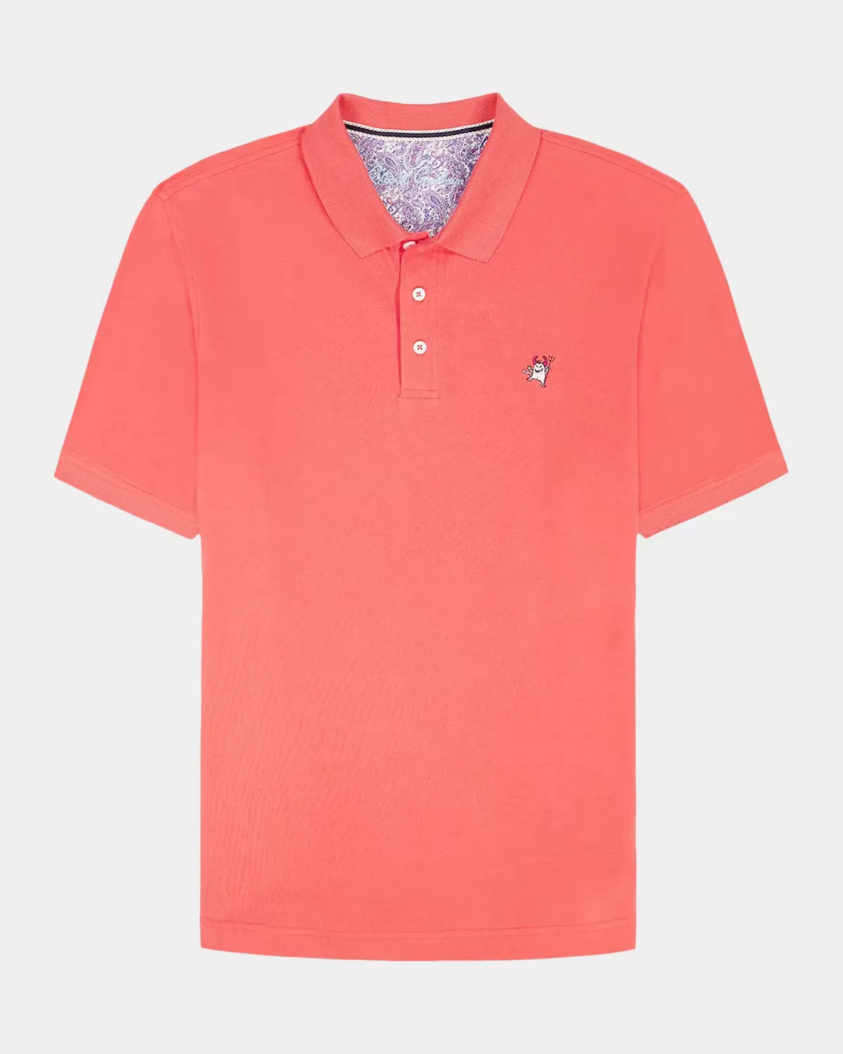 Devil Short-Sleeve Cotton Polo Shirt by Robert Graham
