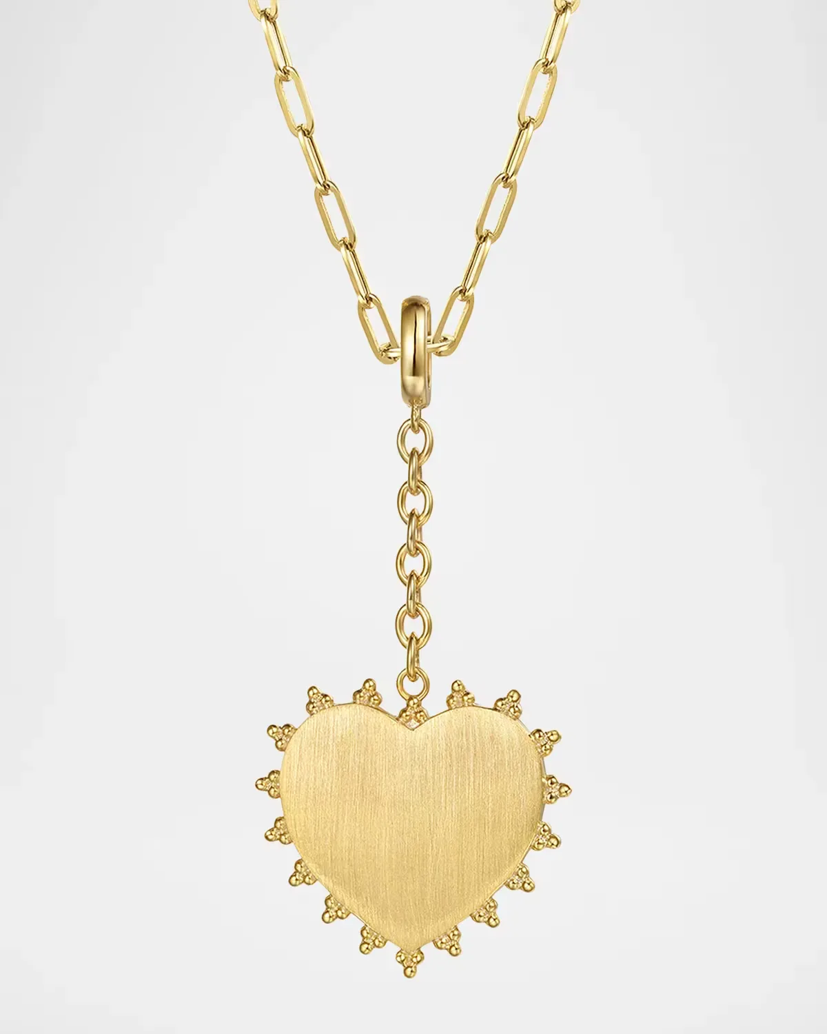Bujukan 14K Yellow Gold Beaded Pendant by Gabriel