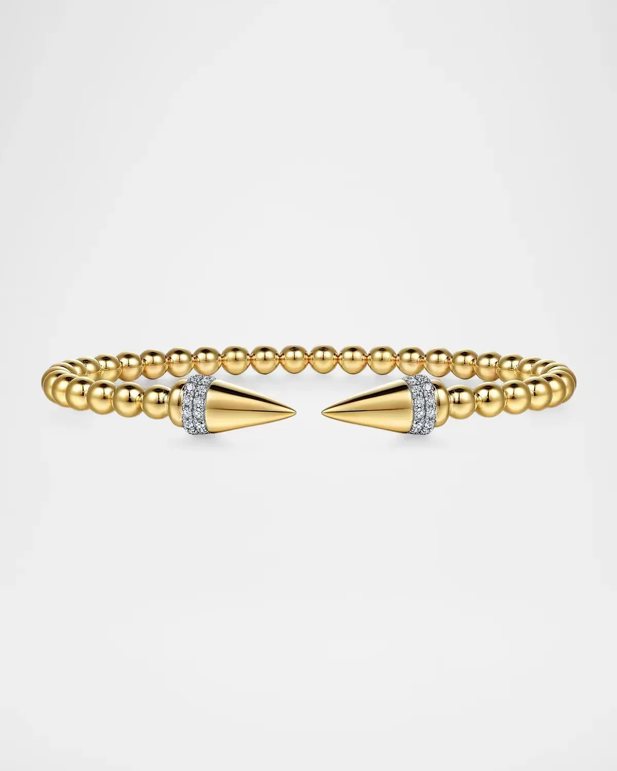 Bujukan 14K Yellow Gold & 0.20 TCW Diamond Cuff by Gabriel