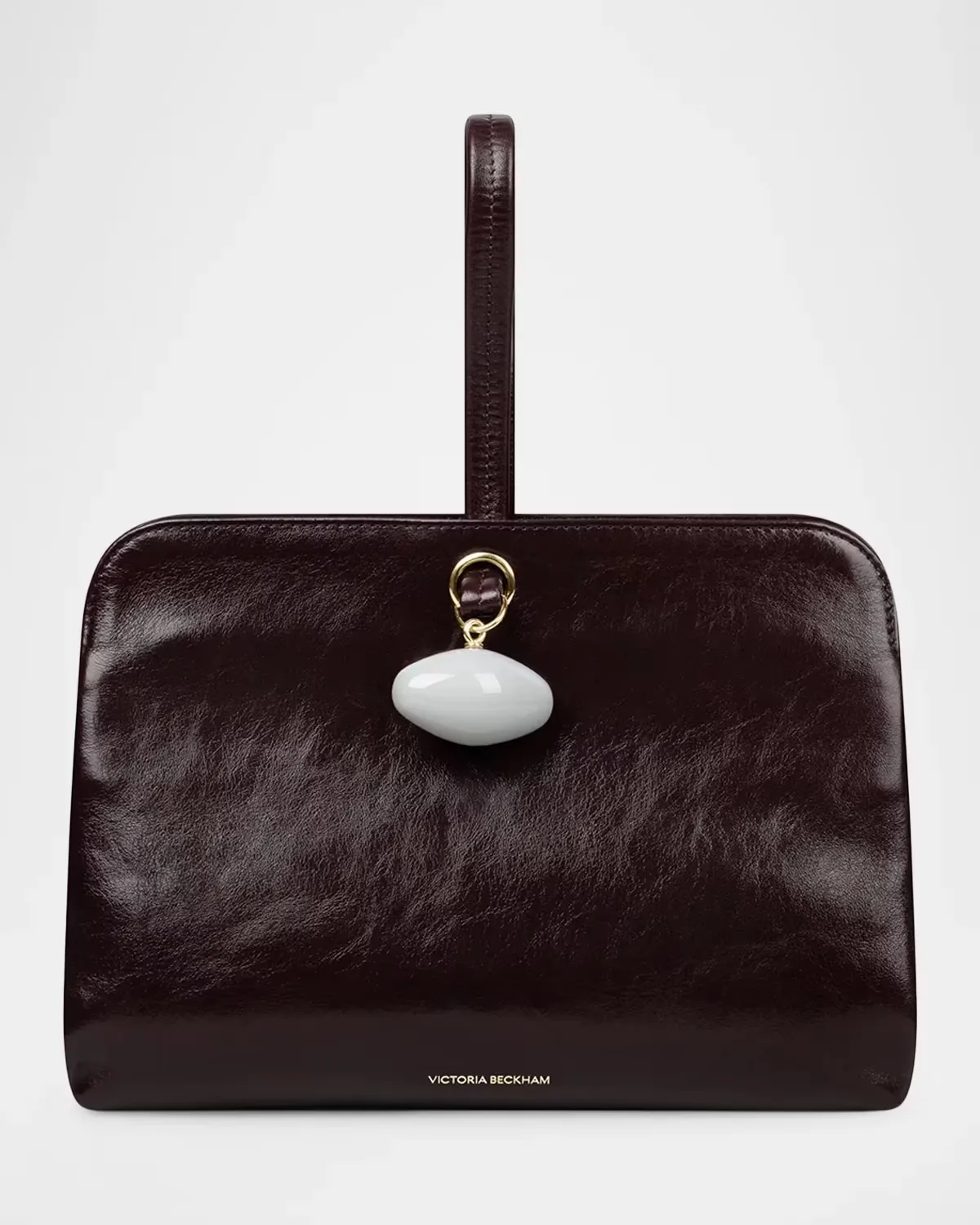 Kizette Leather Clutch by Victoria Beckham