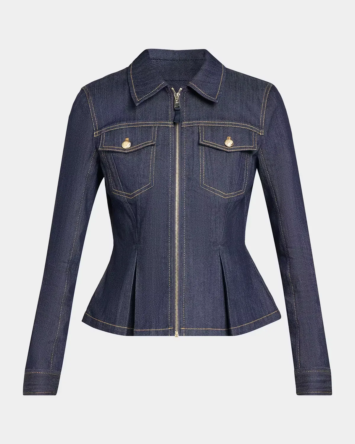 Kaiya Cotton-Blend Denim Jacket by Cinq  Sept
