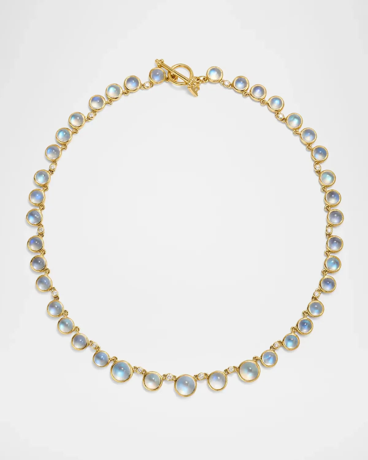 18K Blue Moon Necklace by Temple St. Clair