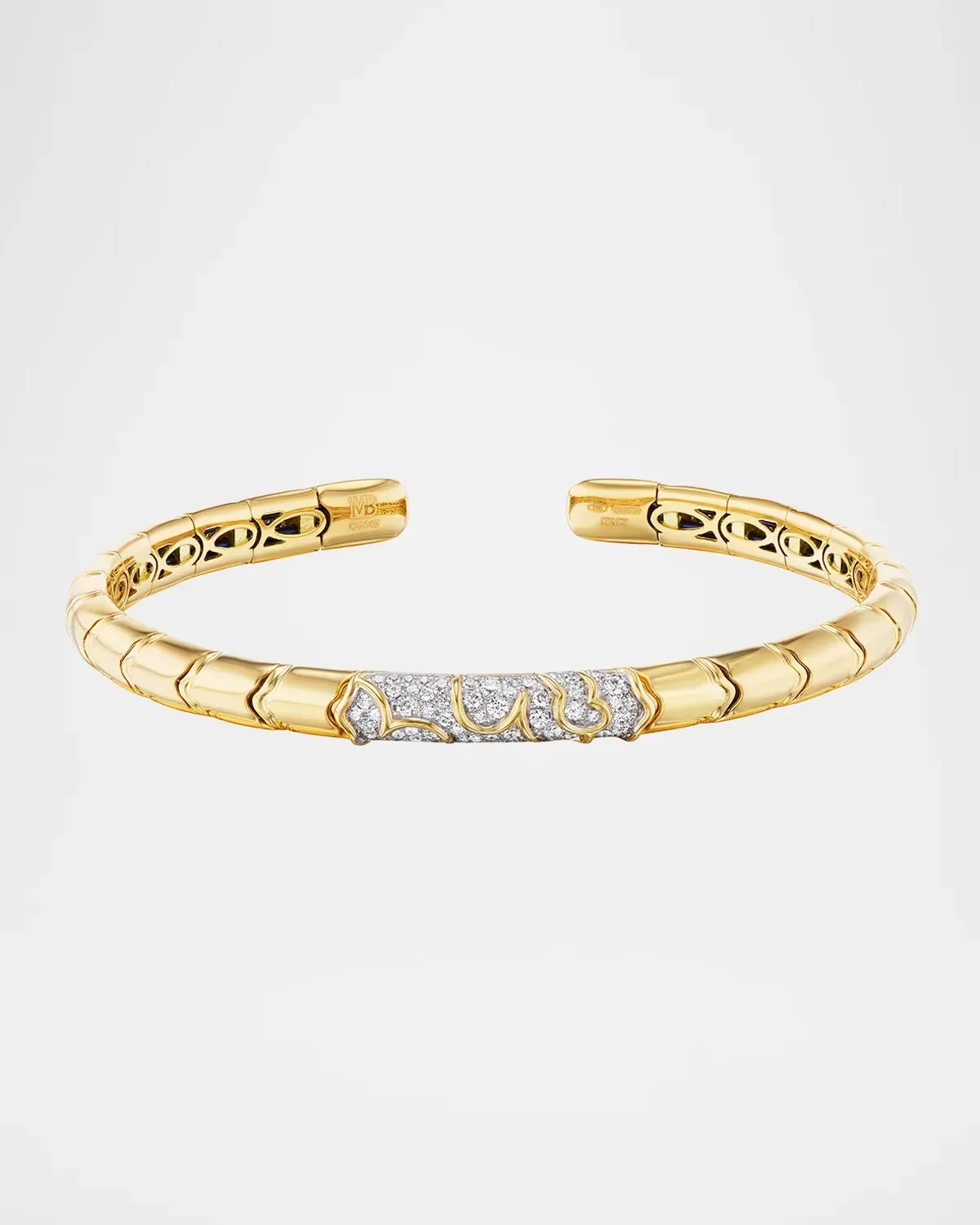 18K Ondine Bangle with Diamonds by Marina B