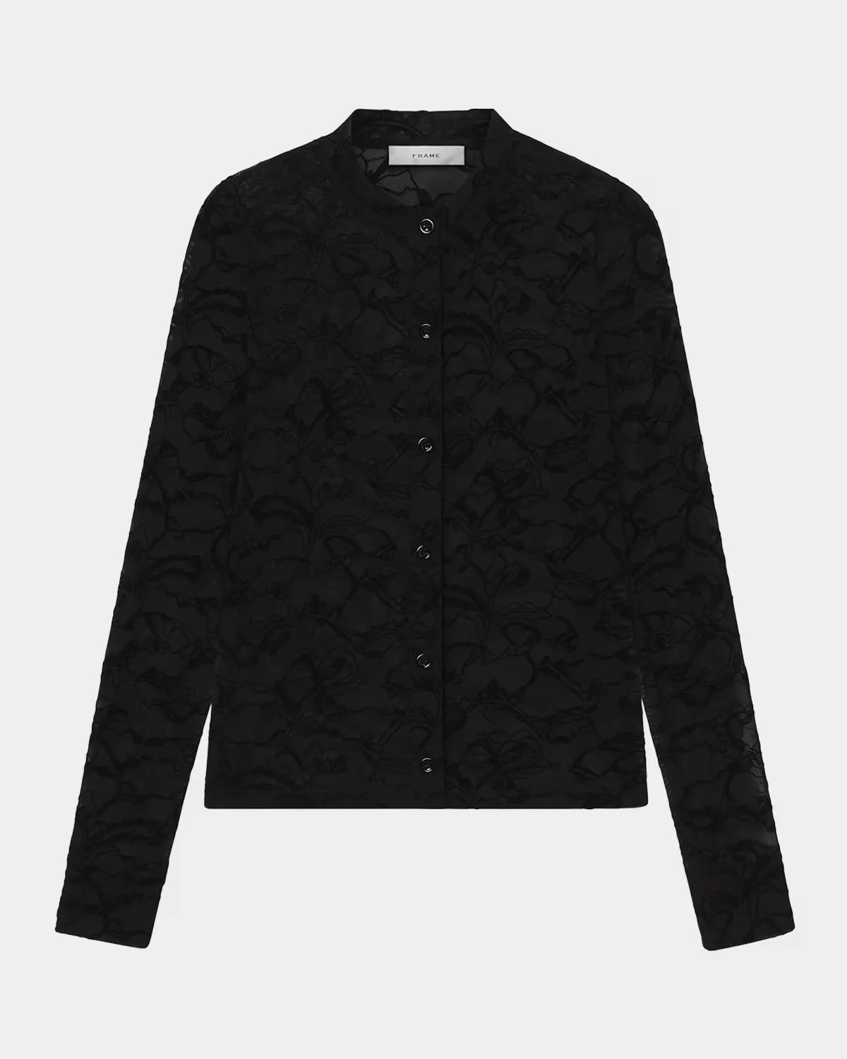 The Lace Burnout Top by FRAME