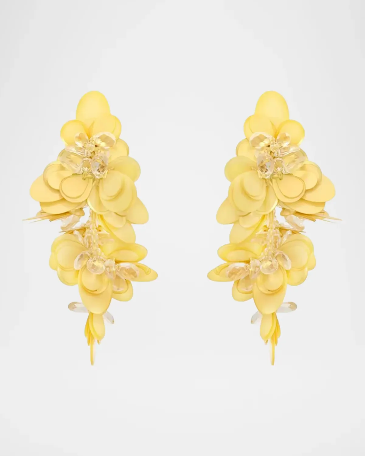 Sequin Cascade Earrings by Oscar de la Renta