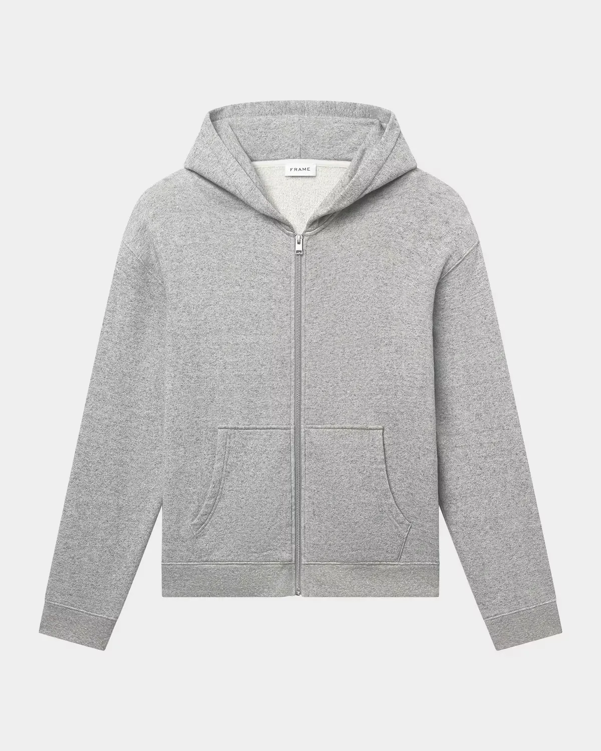 Zip-Front Cotton Hoodie by FRAME
