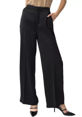 Wide Leg Knit Pants by Adrienne Landau Onyx