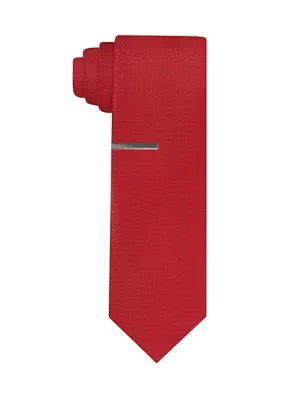 2-Piece Mad Shimmer Tie with Tie Bar by Madison
