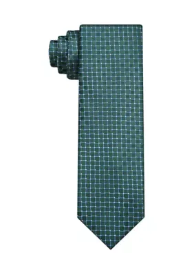Connecting Square Neat Print Tie