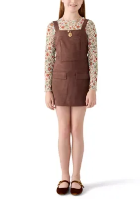 2-Piece Floral Top and Jumper Set by Rare Editions