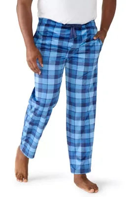 Sueded Fleece Plaid Pajama Pants by IZOD