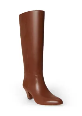 Emersyn Calfskin Tall Boot Heels by Ralph Lauren
