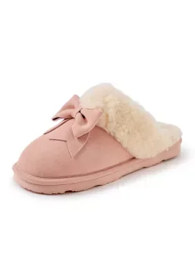 Tanzi Bow Top Mule Slippers by Bearpaw