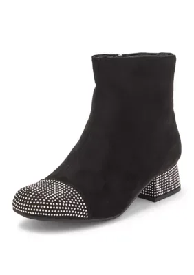 SVET Rhinestone Toe Booties by Nina