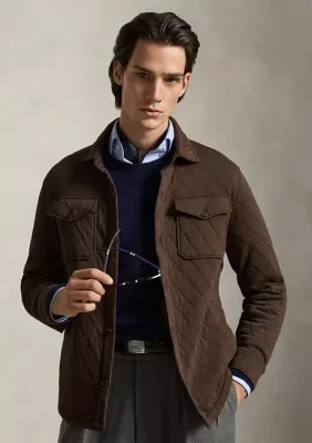 Quilted Double-Knit Jersey Overshirt by Polo Ralph Lauren