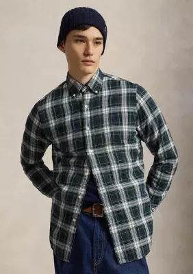 Classic Fit Plaid Oxford Shirt by Polo Ralph Lauren