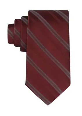 Donovan Stripe Necktie by Calvin Klein