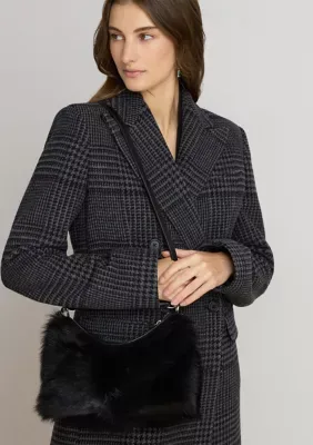 Shearling Small Blaike Shoulder Bag by Ralph Lauren