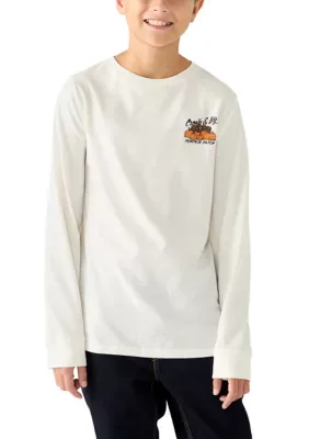 Pumpkin Wagon Long Sleeve Graphic T-Shirt by Crown & Ivy