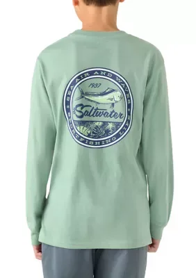Graphic Long Sleeve Shirt by IZOD
