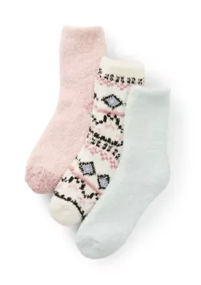 Cozy Crew Socks - 3 Pack by Cuddl Duds