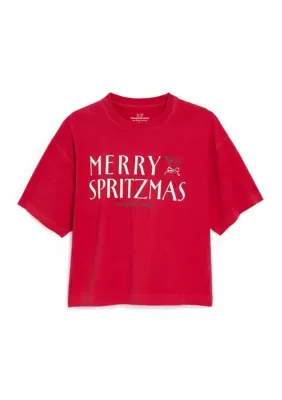 Christmas Spritz Cropped T-Shirt by Vineyard Vines