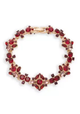 Crystal Red Statement Flex Bracelet by Marchesa