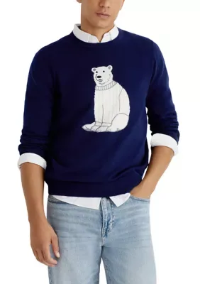 Intarsia Polar Bear Sweater by Nautica