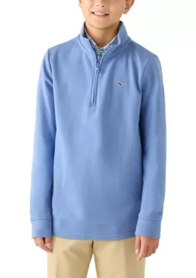 Solid Saltwater Quarter-Zip by Vineyard Vines