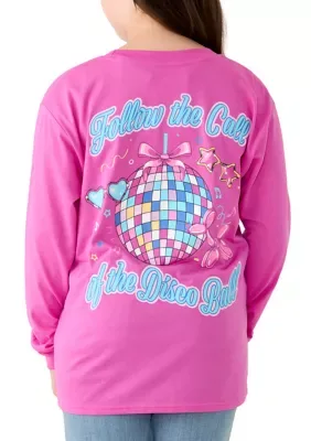 Disco Ball Graphic T-Shirt by Benny & Belle