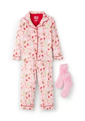 Holiday Motif Pajama Set by Sleep on It