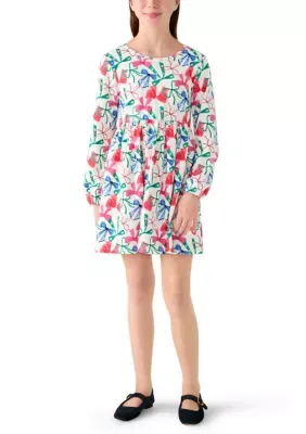 French Terry Bow Dress by Crown & Ivy