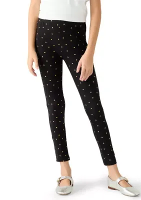 Dot Print Leggings by Crown & Ivy