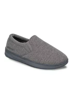 Heathered Knit Twin Gore Slippers by Totes