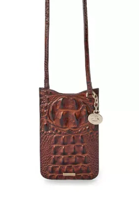 Eris Leather Phone Crossbody Bag by Brahmin