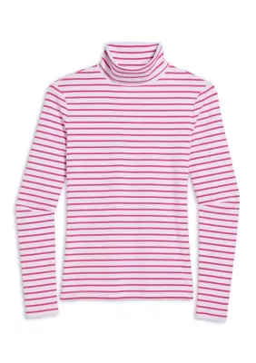 Ribbed Turtleneck Top by Vineyard Vines