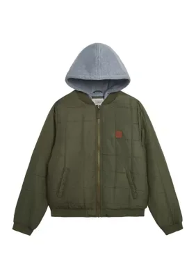 Hooded Bomber Jacket by London Fog